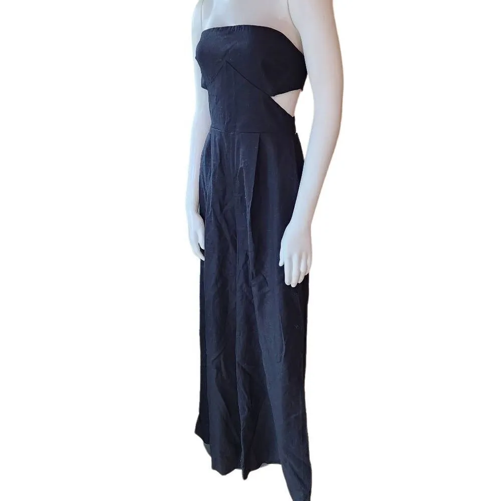 NWT Avve Black Strapless Cutout Jumpsuit (S) - Image 7