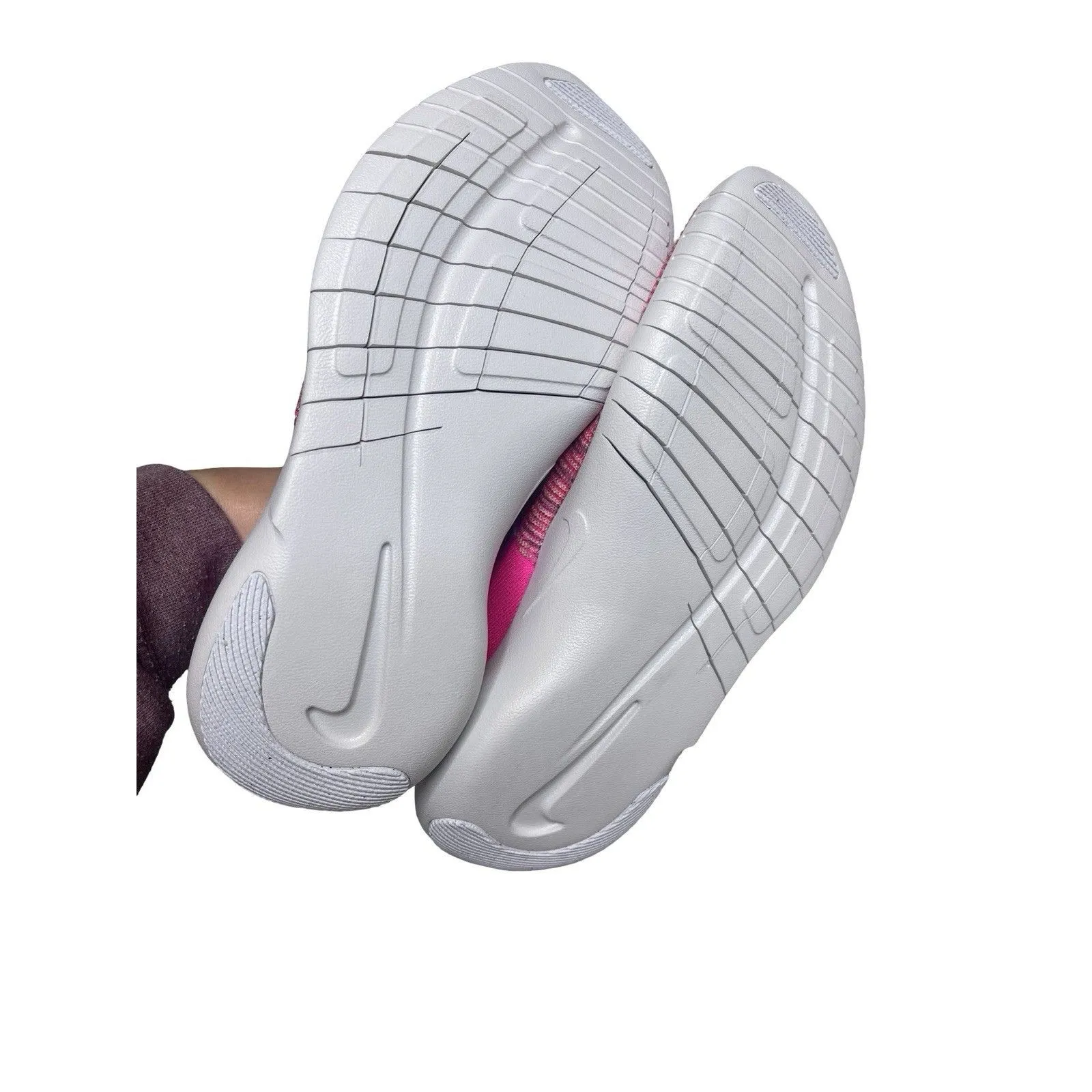 Nike by You Shoes Women Pink Size 9.5 Mesh Athletic Running Flyknit - Image 11