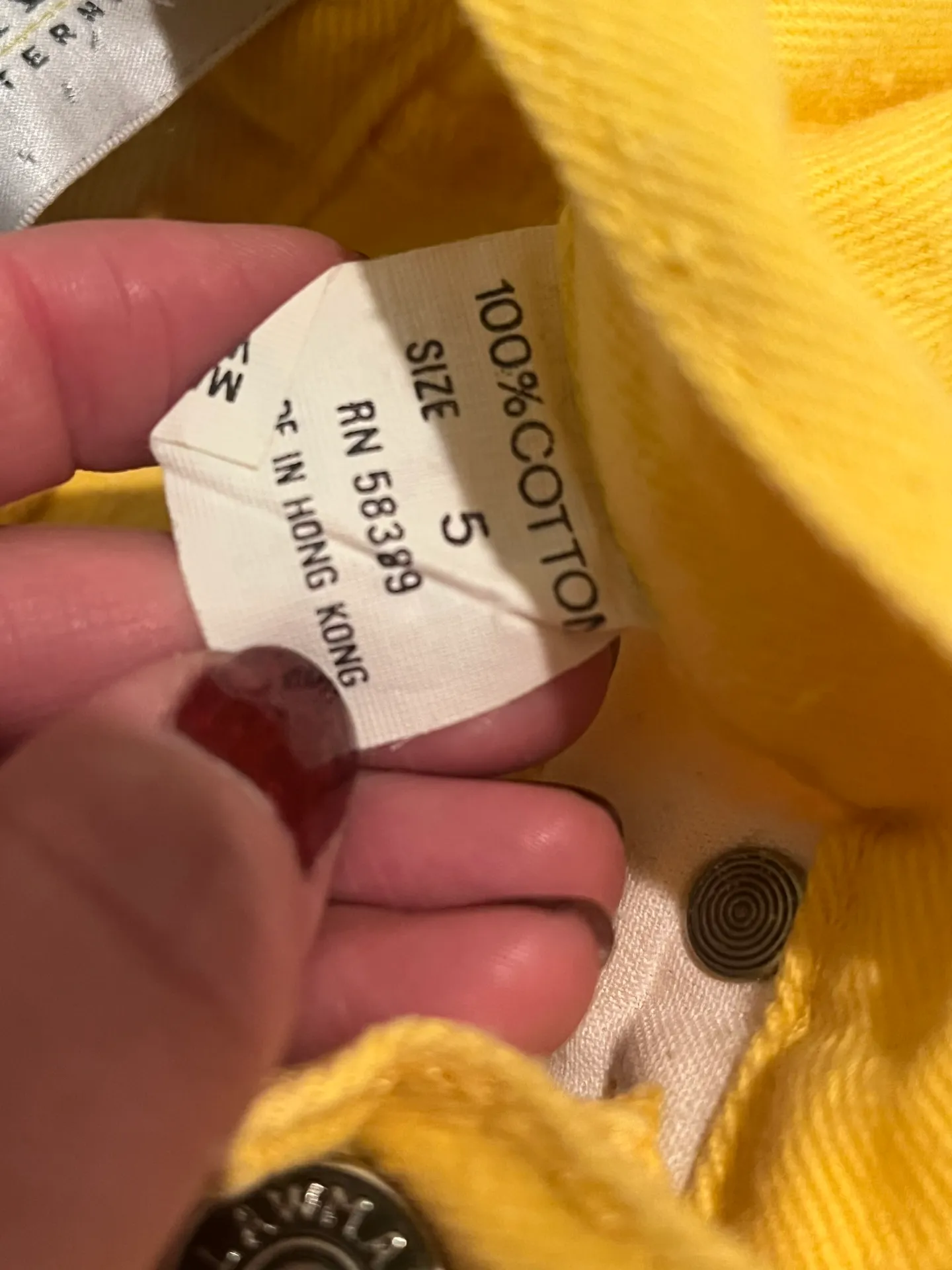 Vintage Yellow  London Rocks Denim Jeans  - Image 6