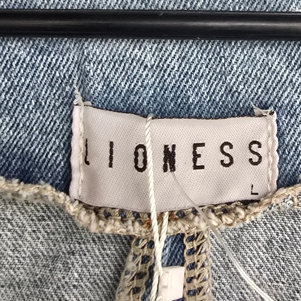 NWT! Urban Outfitters Lioness Cantanzaro Denim Button Down Mini Dress L - Image 3