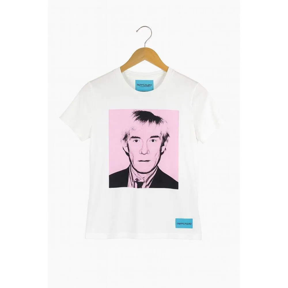 Calvin Klein Jeans x Andy Warhol Pink Portrait Graphic Tee (Size L) - Image 2