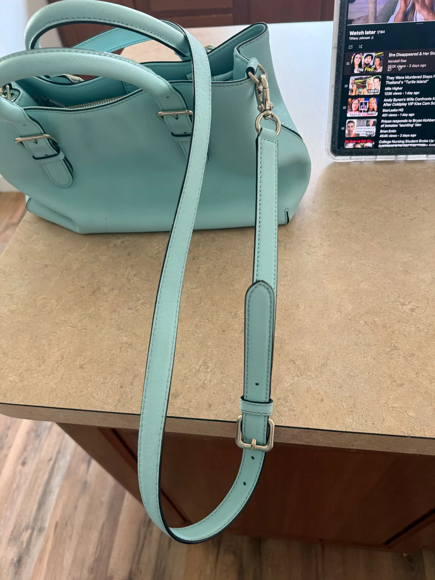 Mint Kate Spade Crossbody - Image 11