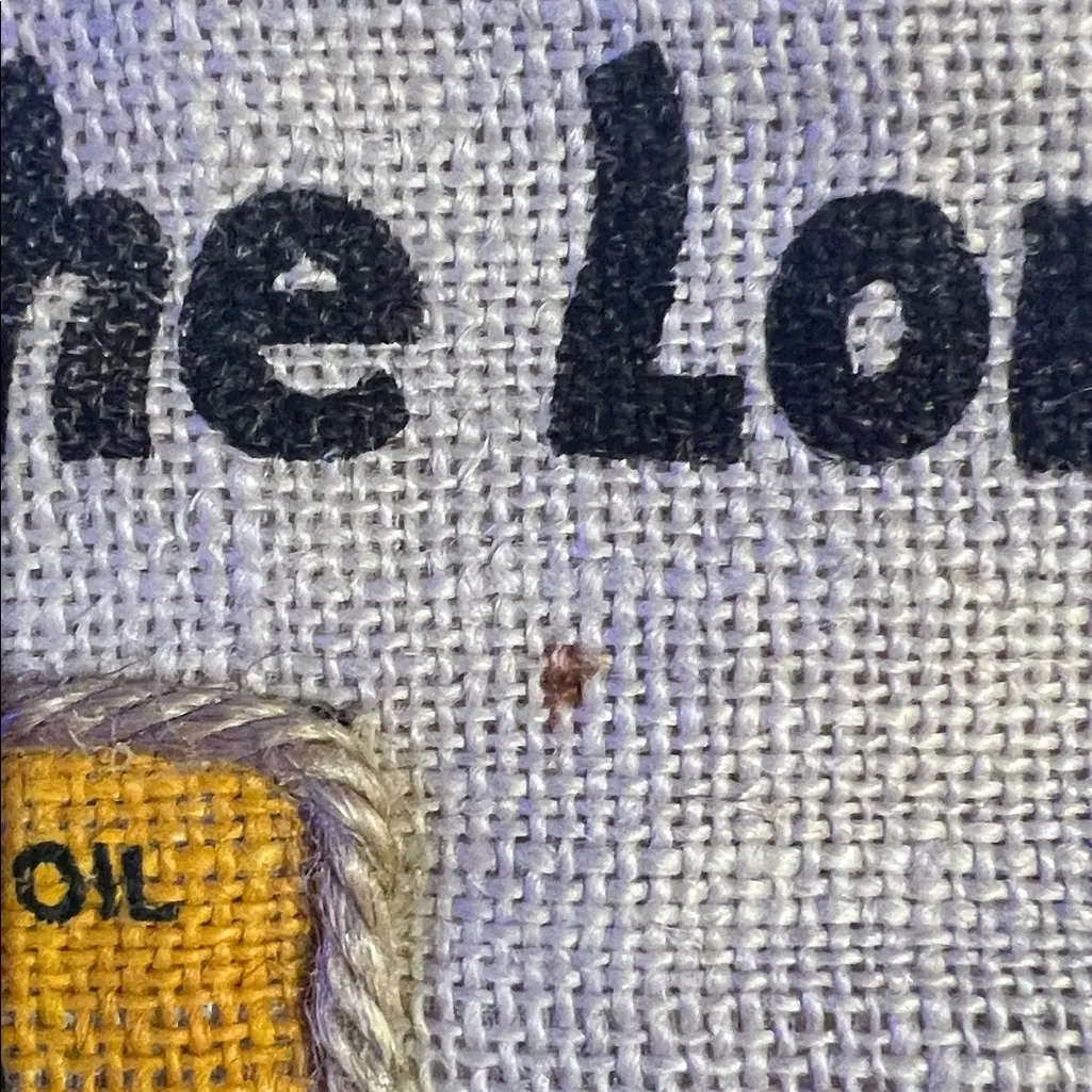 Texas burlap tote bag Tan - Image 11