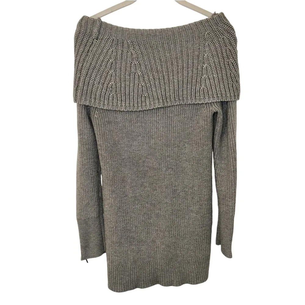 Beige Cowl Neck Sweater Knit Design White House Black Market Women’s XXS - Small - Image 2