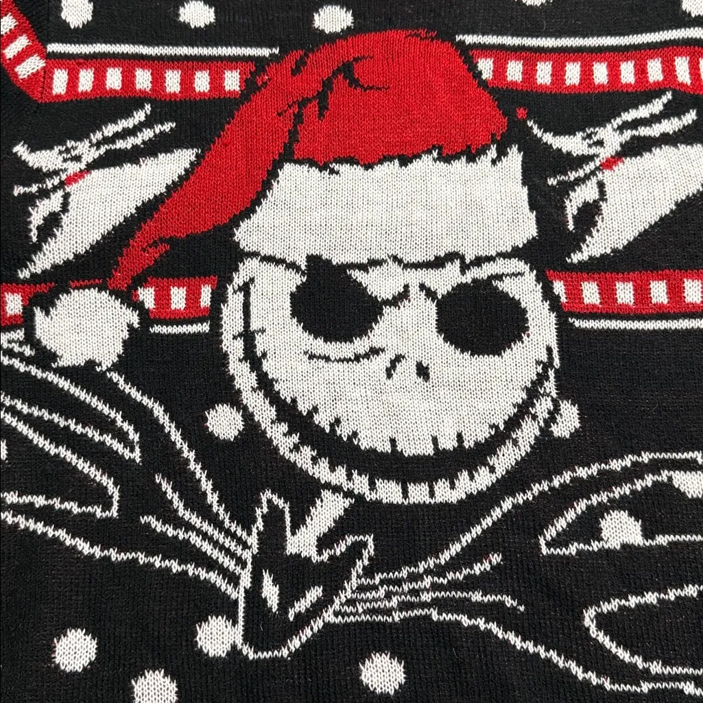 Disney Tim Burton’s The Nightmare Before Christmas small 34/36 holiday sweater - Image 6