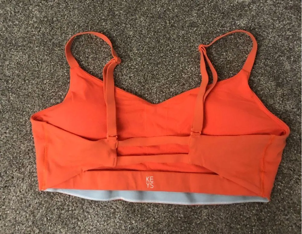 Athleta  x Alicia Keys Elation Athletic Sports Bra in Jewel Orange Size Medium - Image 7