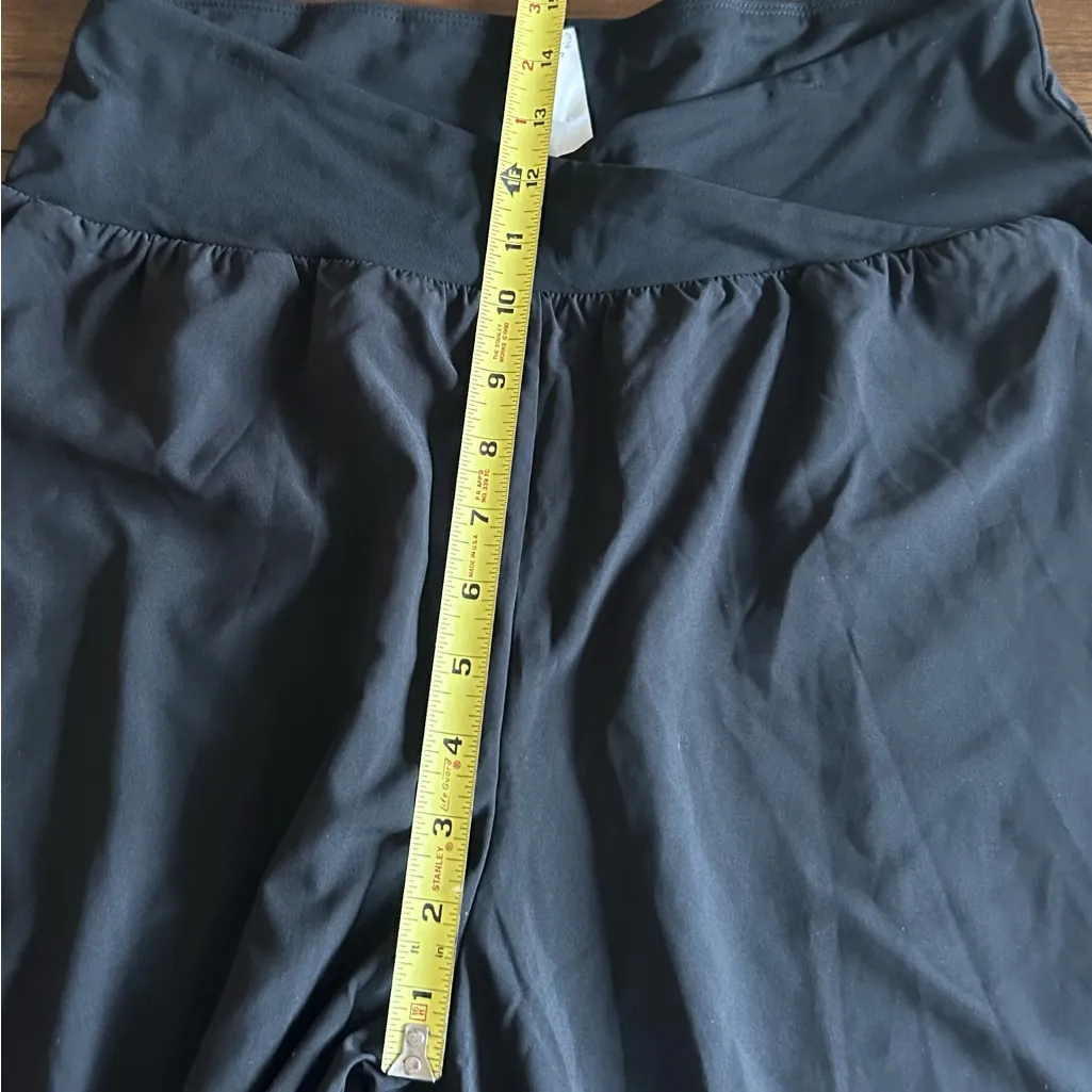 Halara Black Breezeful High Waisted Crossover Side Pocket Resort Pants Large NEW - Image 10