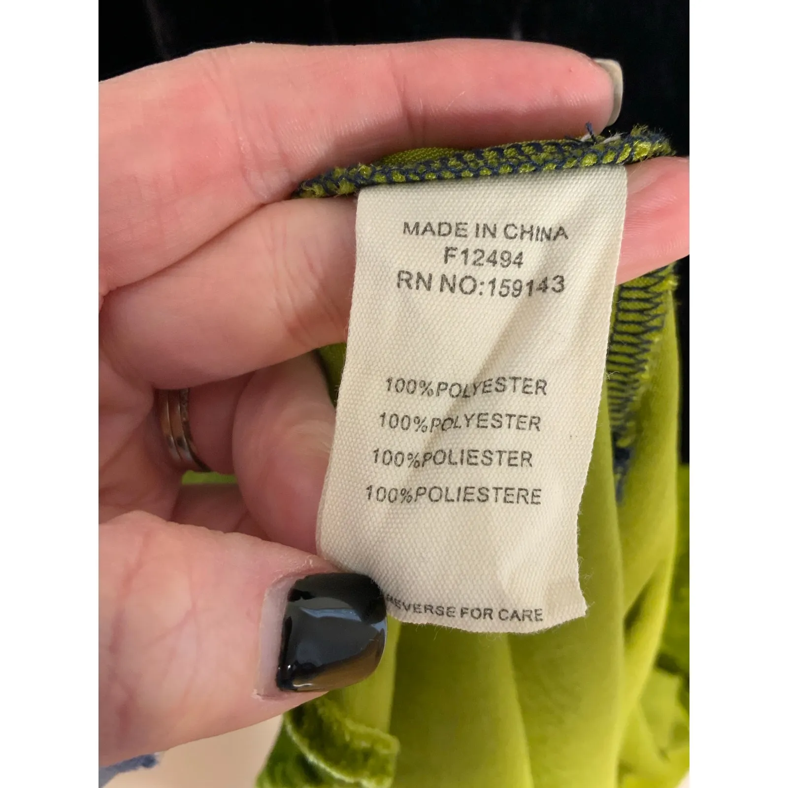 FRNCH The Engy Velvet‎ Dress size large - Image 9