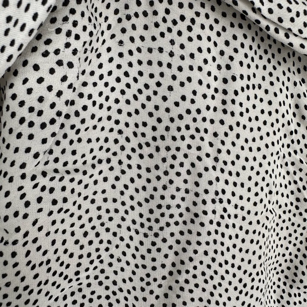 A.L.C. Viera Mini Dress in Rimini Dot Print size 6 Silk Short Flutter Sleeves - Image 11