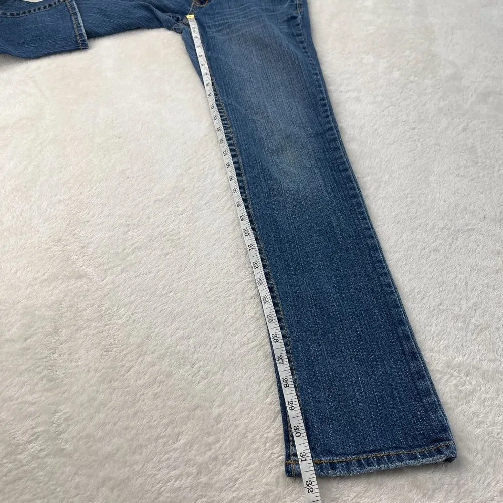 Aeropostale Y2K Bayla Skinny Jeans Womens Sz 1/2 Blue Low Rise 30x31.5 TALL LONG - Image 8