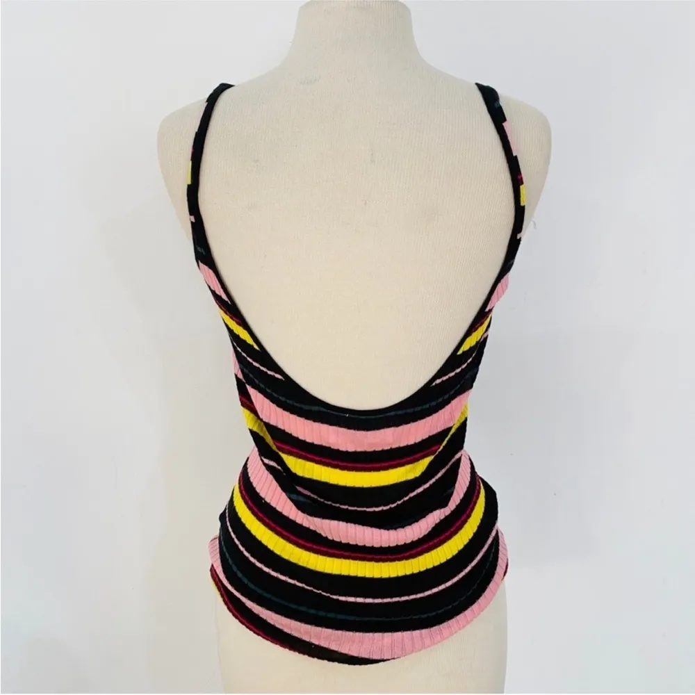 Apiece Apart 100% cotton fine rib stripe tank NEW - Image 3