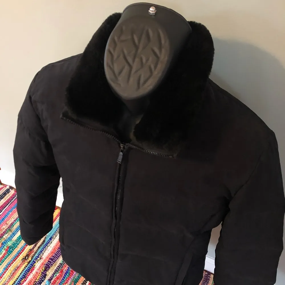 Andrew Marc Puffer Jacket Winter Ski Coat Black XS - Image 2