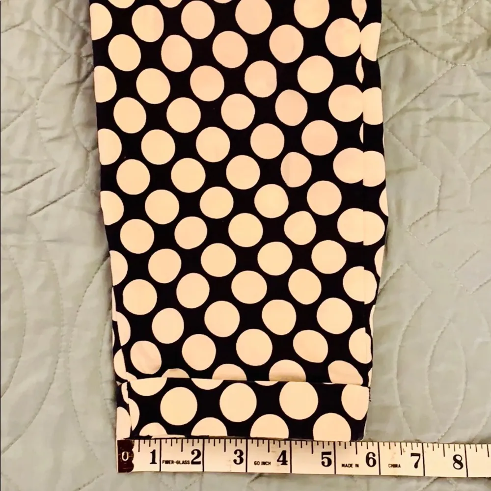 J. Crew Pop Art Polka Dot Cafe Capris. EUC. - Image 11