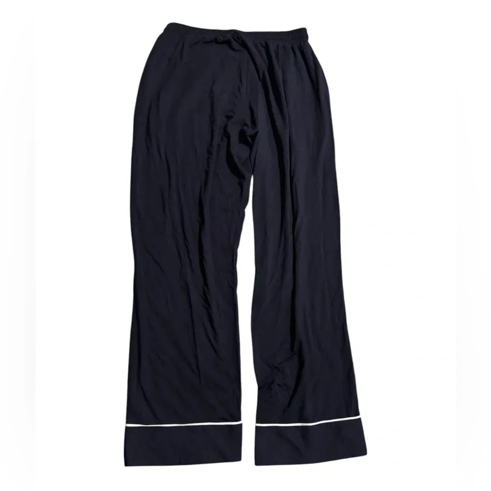 HATCH The Ultra Soft Jersey Pant in NAVY AND WHITE, NWOT Blue Size undefined - Image 4