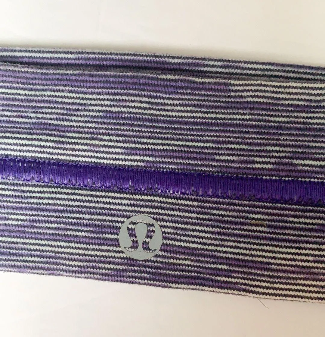 Purple Striped headband - Image 3