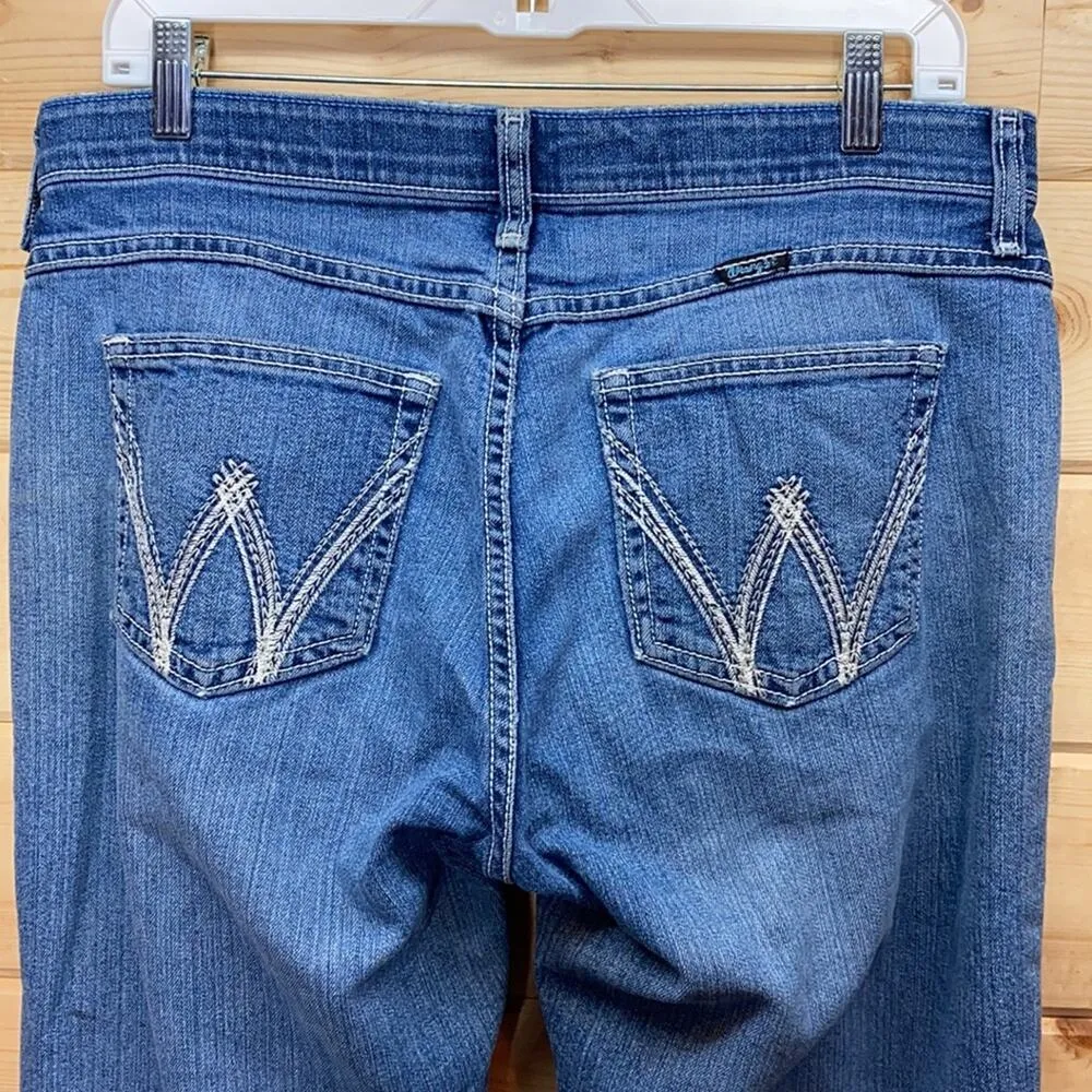 Wrangler Q-Baby Vantage Bootcut Jeans 11/12 x 34 - Image 6