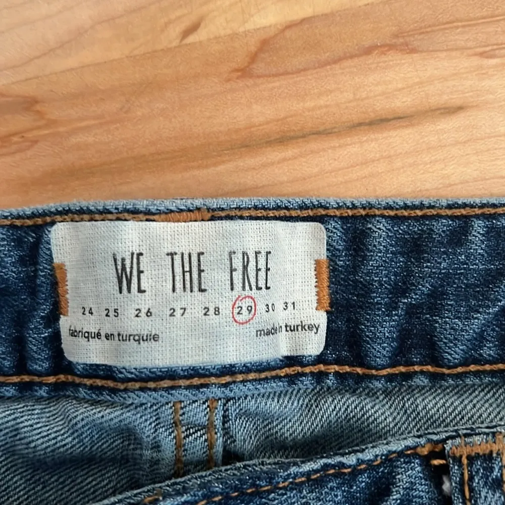 We The Free Button Up Slightly Distressed Jeans - Image 5