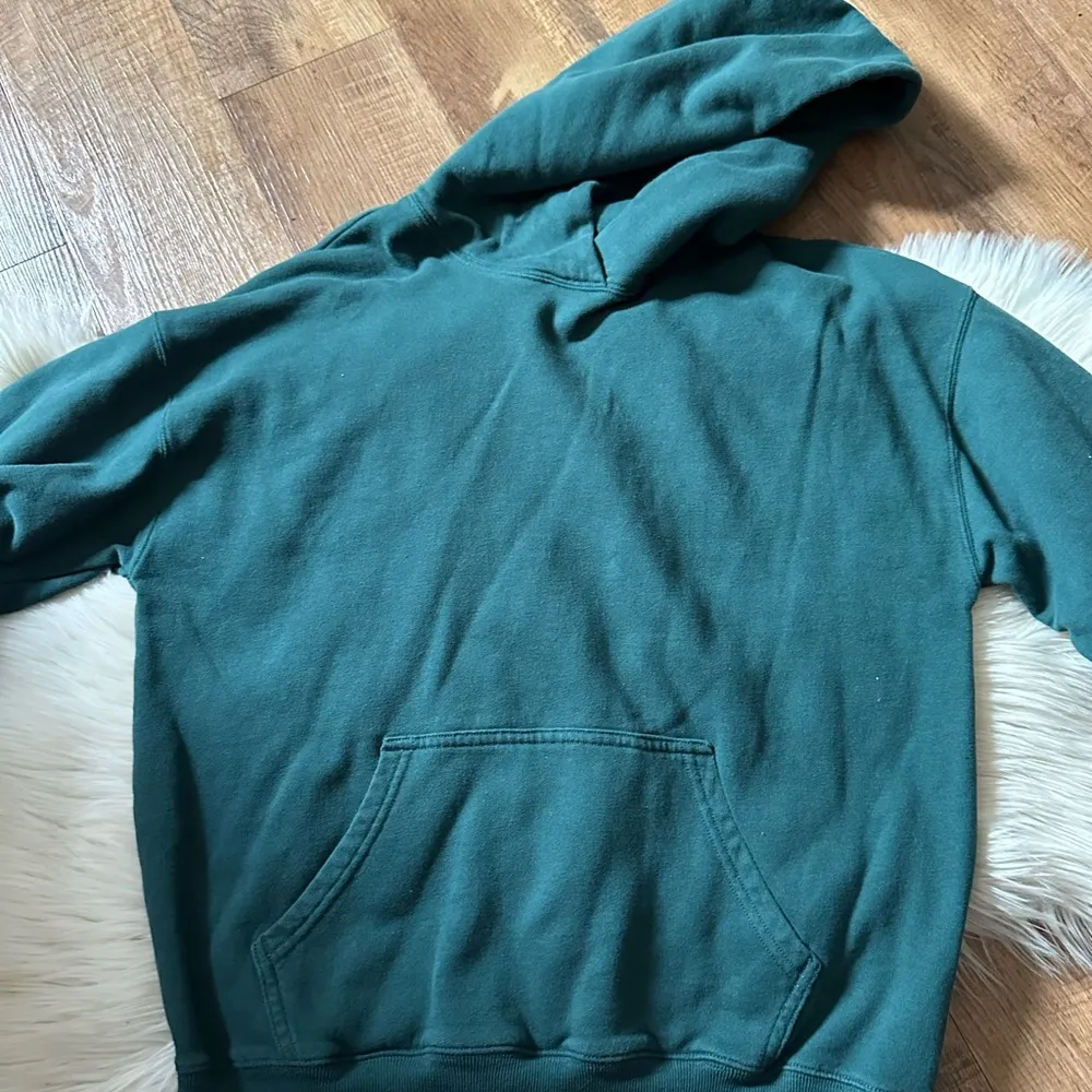 HOLLISTER Feel Good Fleece Cozy Hoodie In Dark Teal - Image 5