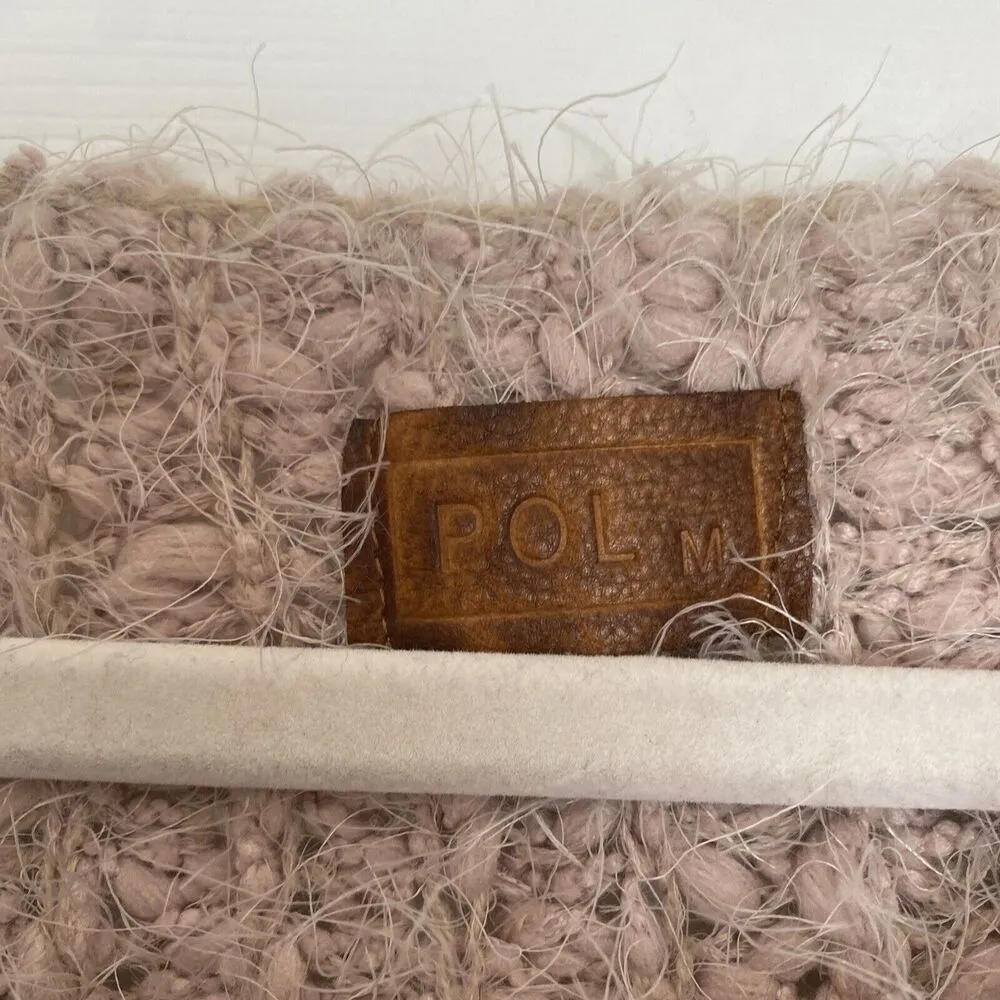 POL Fuzzy Acrylic Blend Sweater Size Medium - Image 2