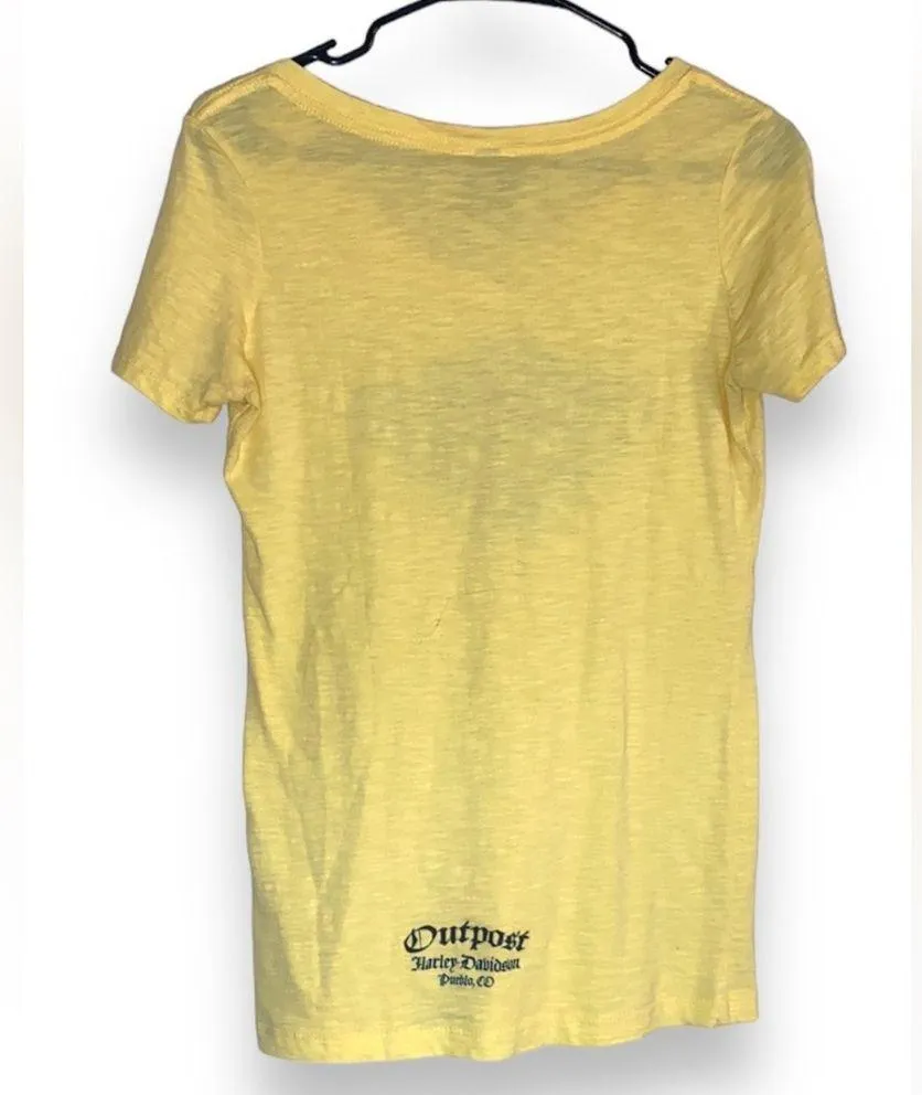 Ladies Harley-Davidson V neck shirt - Image 2