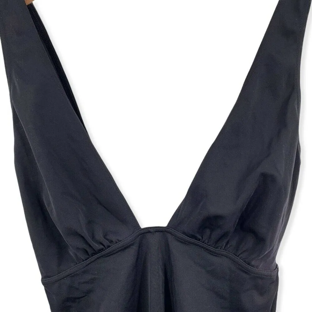 Asos Black One Piece Swimsuit Size 6 - Image 2