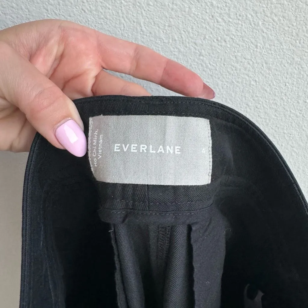 Everlane Draper Short Buttersmooth Safari Chino Shorts Black Size 4 Small Tencel - Image 5