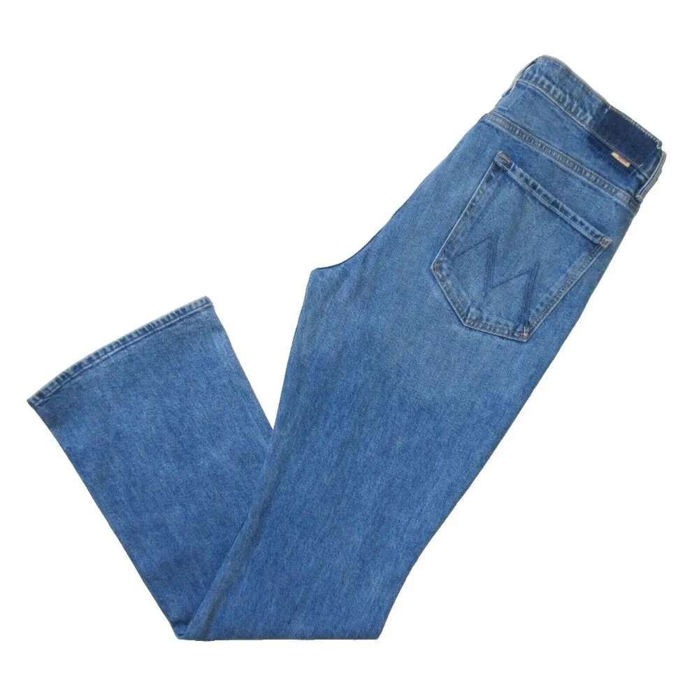 NWT Mother High Waisted Weekender Slice Heel in Belle De Jour Flare Jeans 34 - Image 6