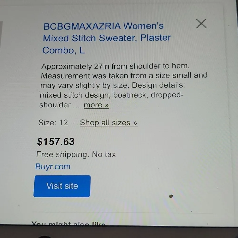 BCBG MAXAZRIA SWEATER - Image 5