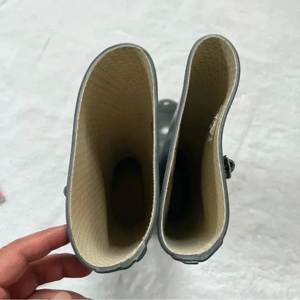 Hunter Original Gloss Tall Gray Rain Boots Size 5M 6F US.  37 - Image 7