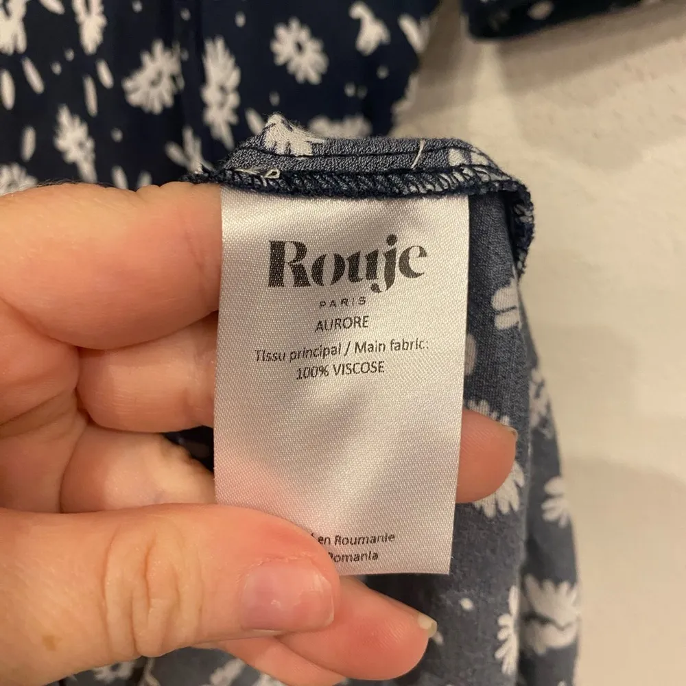 NWT Rouje Aurore Marguerite Dress Size 2 Blue - Image 5