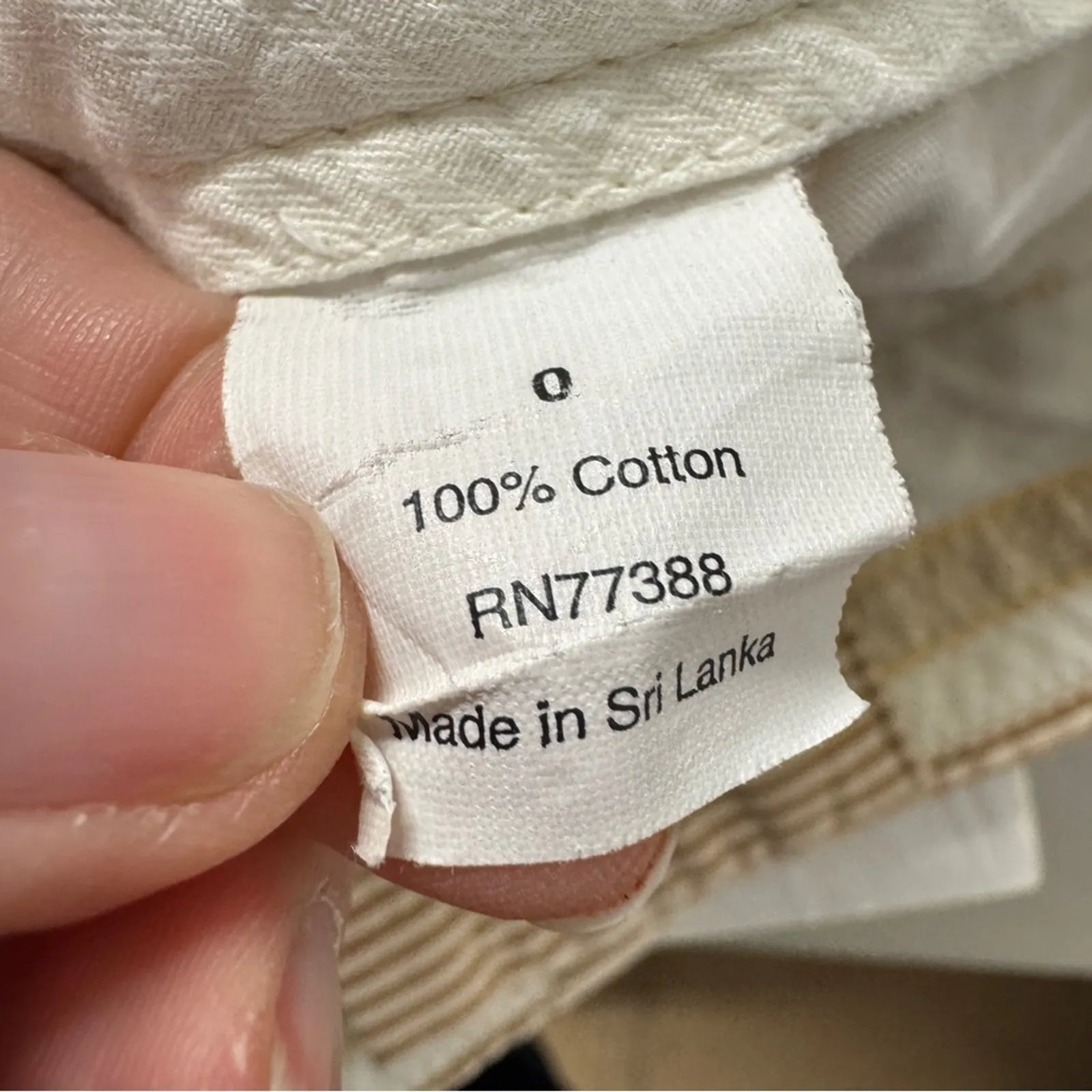 J Crew Tan White Stripe Seersucker Cropped Trouser Pants Womens 0 Beach Nautical - Image 10