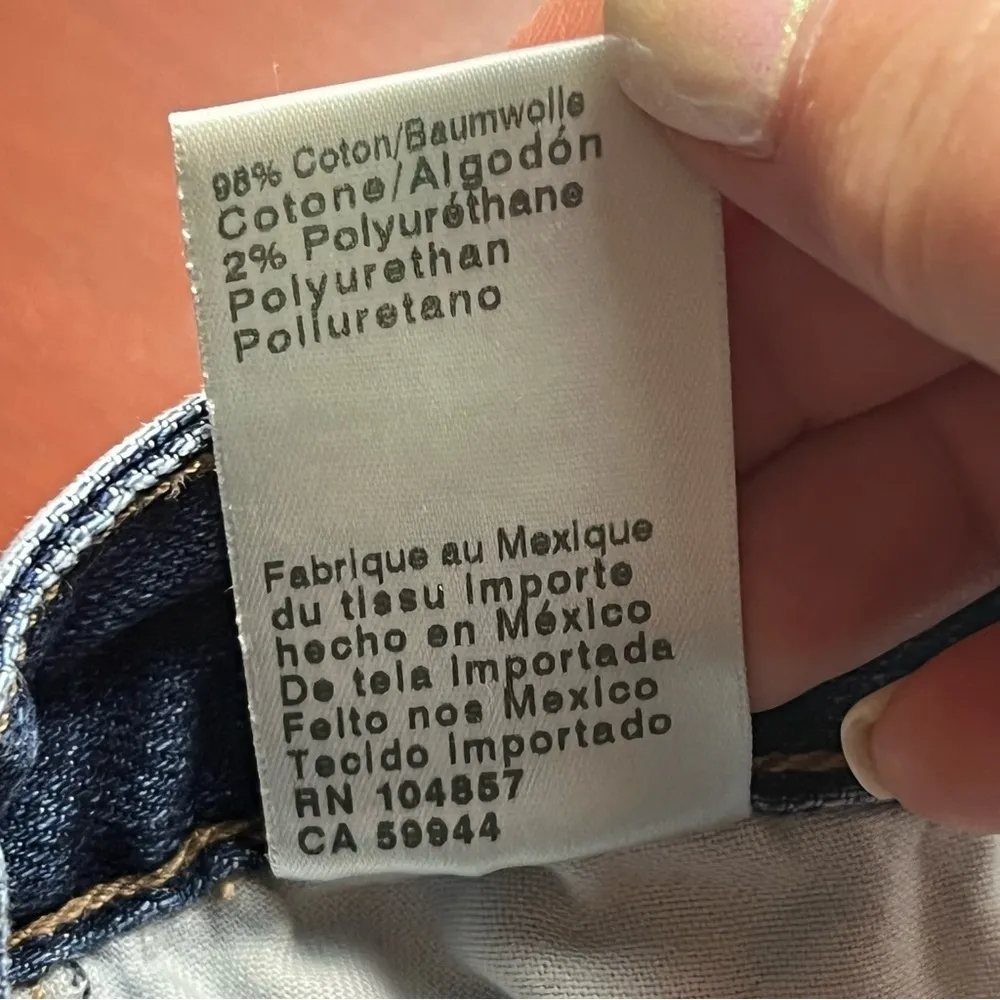 AG Adriano Goldschmied Ex-Boyfriend Slim Women SZ 26R 26 Regular Blue Denim Jean - Image 5