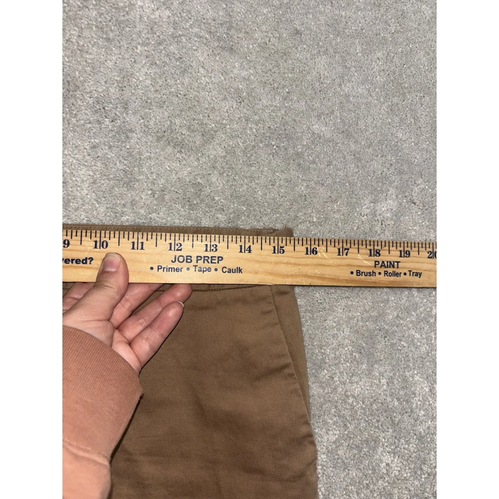 Everlane Khaki‎ High Waist Size 6 Side Zip up Shorts Pockets - Image 9