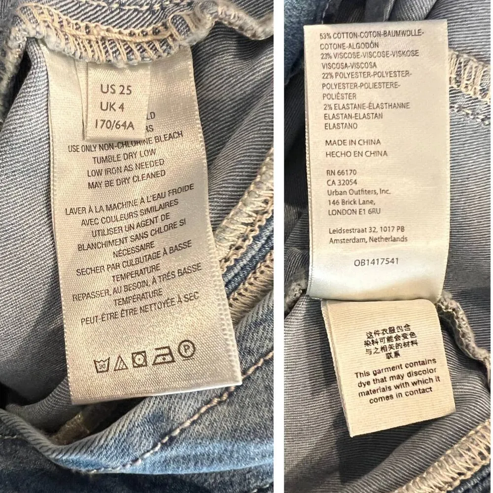 Free People Jett Low-Rise Flare Jeans Size 25 - Image 6