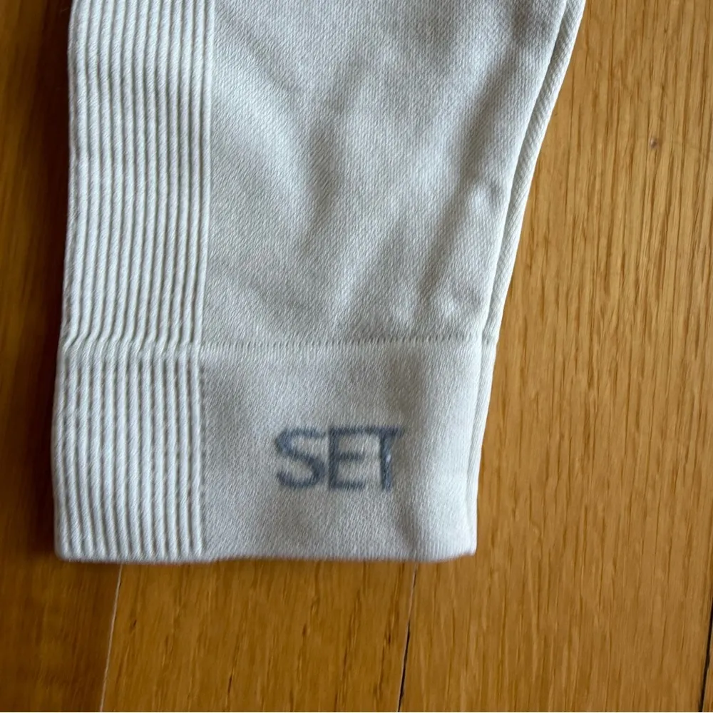 SET Active Oatmeal Seamless Workout Gym Leggings size XS - Image 4