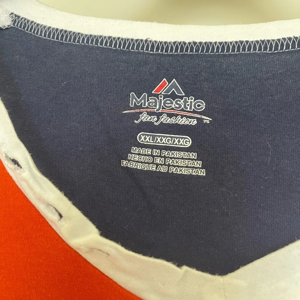 Majestic Broncos  Long Sleeve Shirt GUC - Image 3