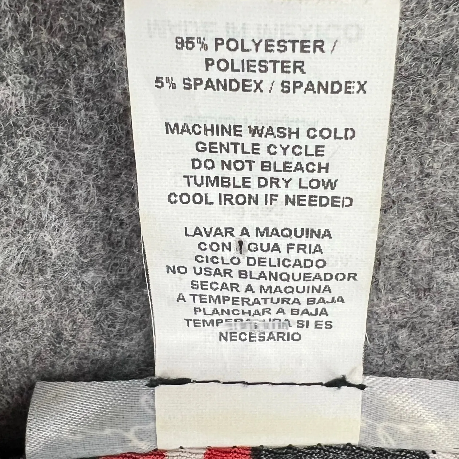 City Triangles Y2K Babydoll Dress L Red Black Geometric Stretch Coquette Retro - Image 12