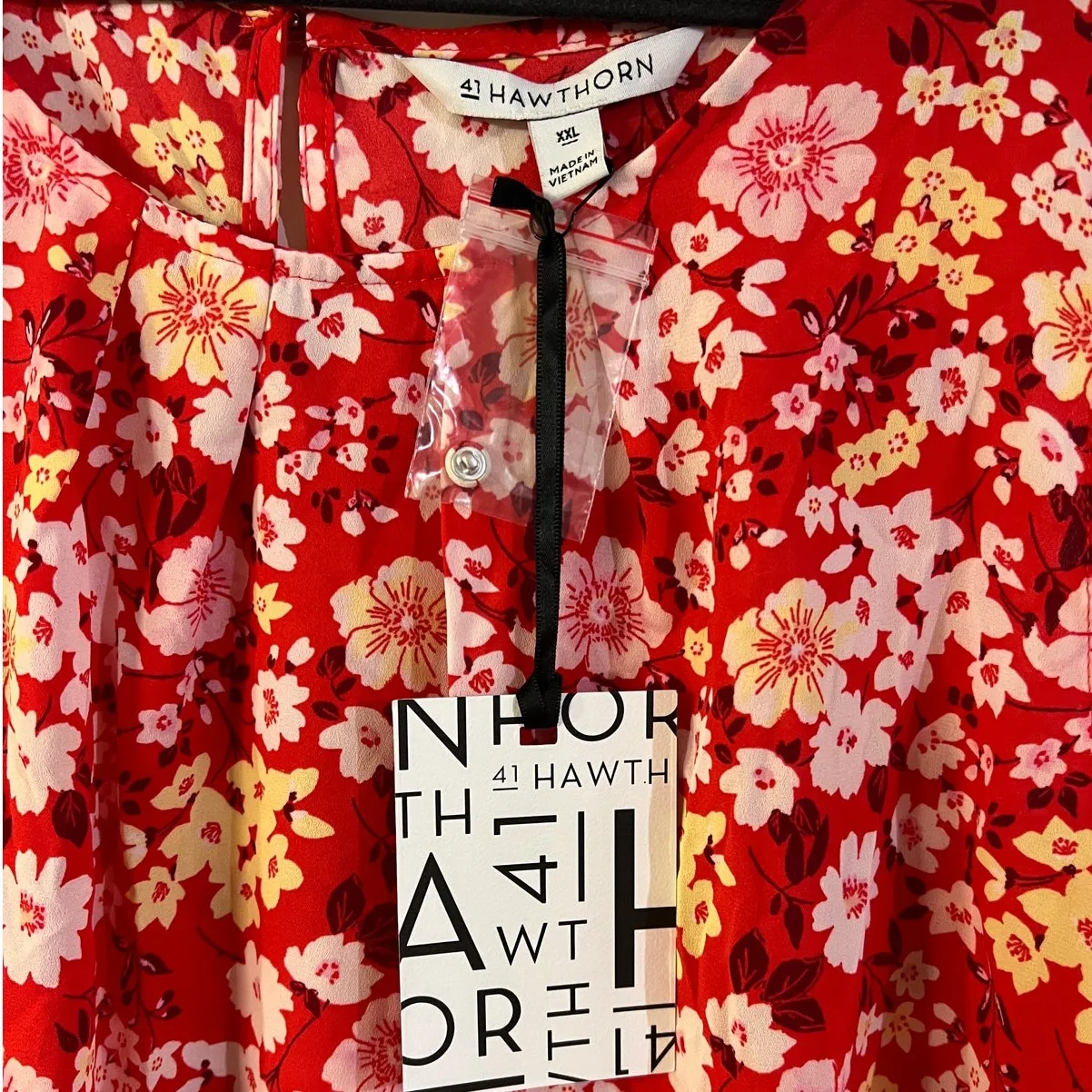 41Hawthorn (XXL) Lexie Pleated Blouse - Image 6