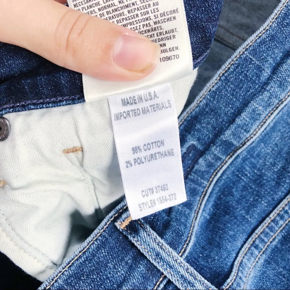 CoH • Agnes mid-rise slim straight jeans Euclid wash medium denim - Image 7