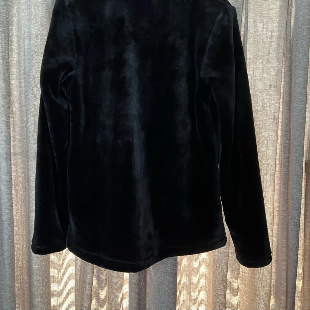 32 Degrees Black Zip Up Teddy Jacket Size Medium - Image 11