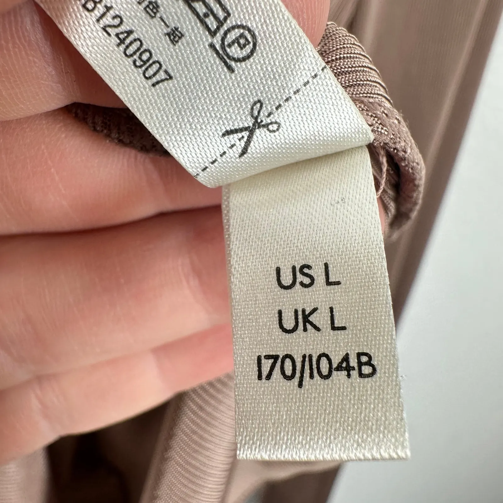 Intimately Free People Size Large Ciao Bella Long Sleeve Ruched Top Brown Ribbed - Image 7