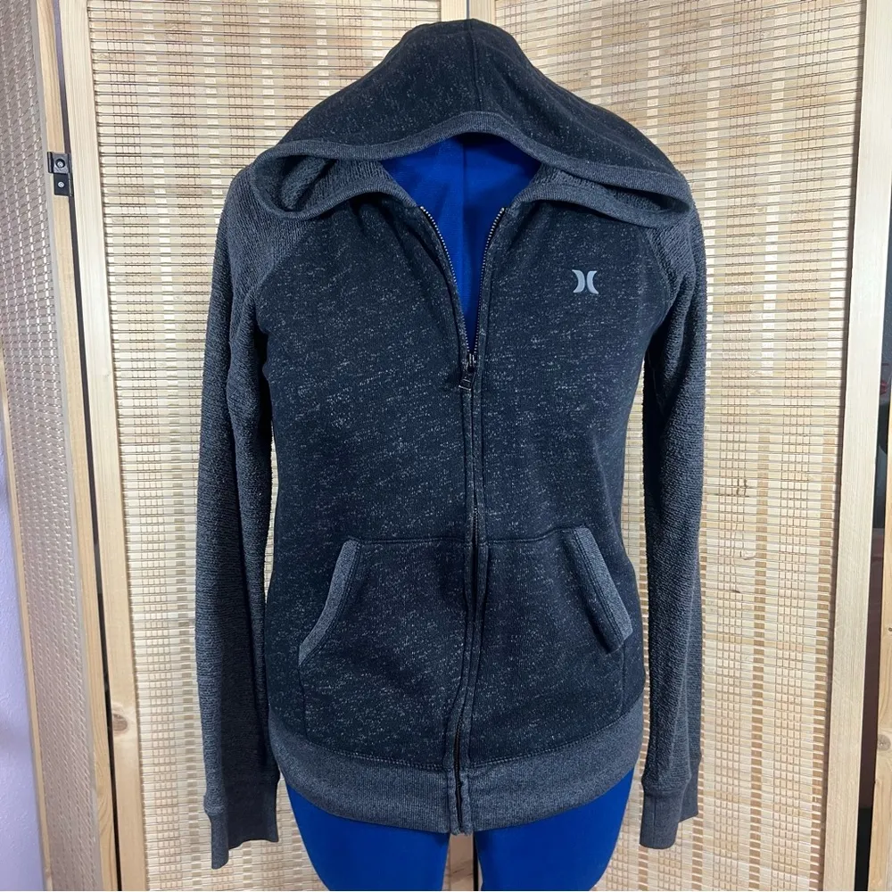 Hurley Black and Gray Women's Jacket, Size: Med - Image 7