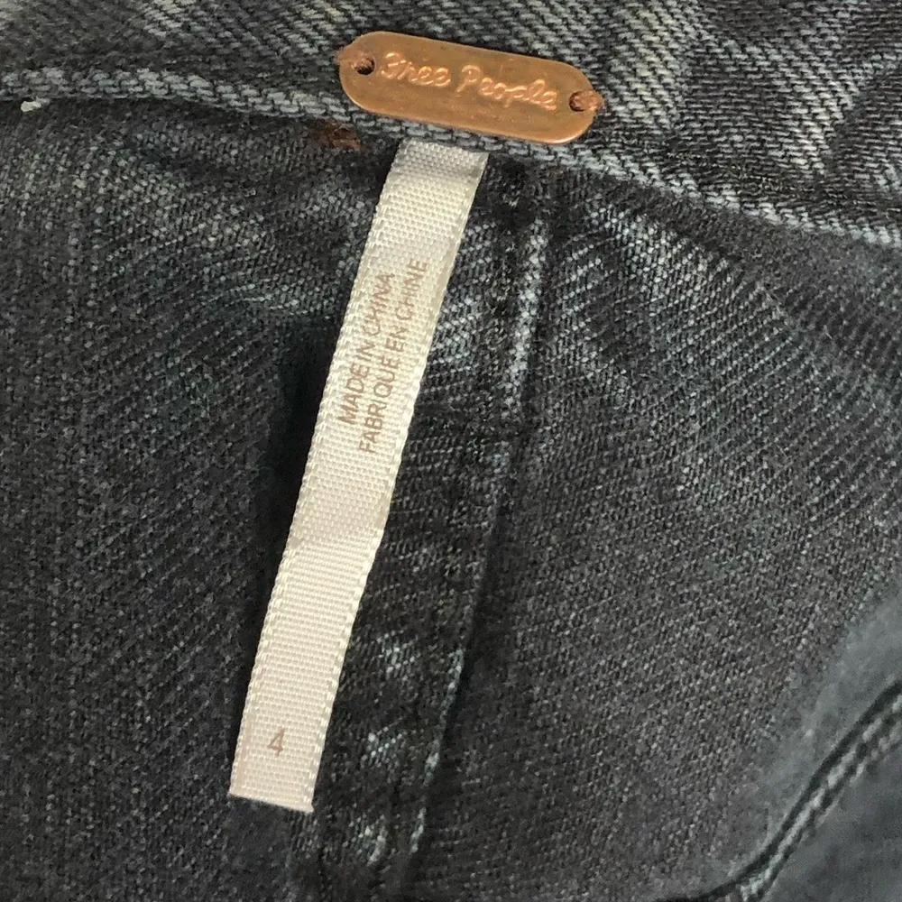 Free People Beat Of the Music Black Denim Mini Skirt 4 - Image 29