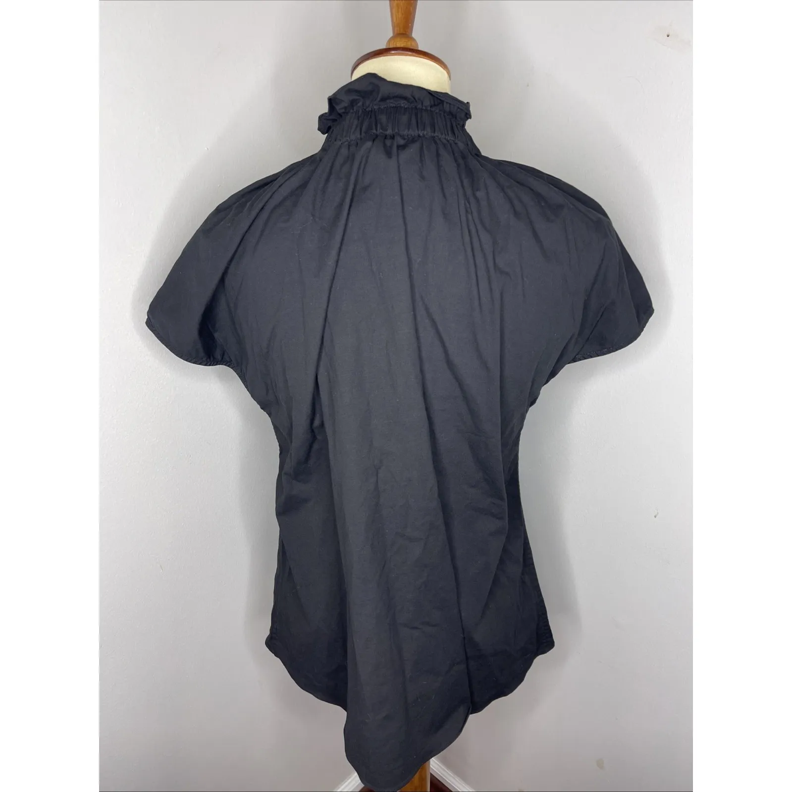 Tuckernuck Pomander Place Black Rae Blouse Small S - Image 3