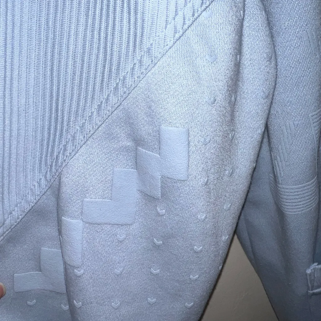 Vintage 80s Carriage Court Light Blue Button - Image 2