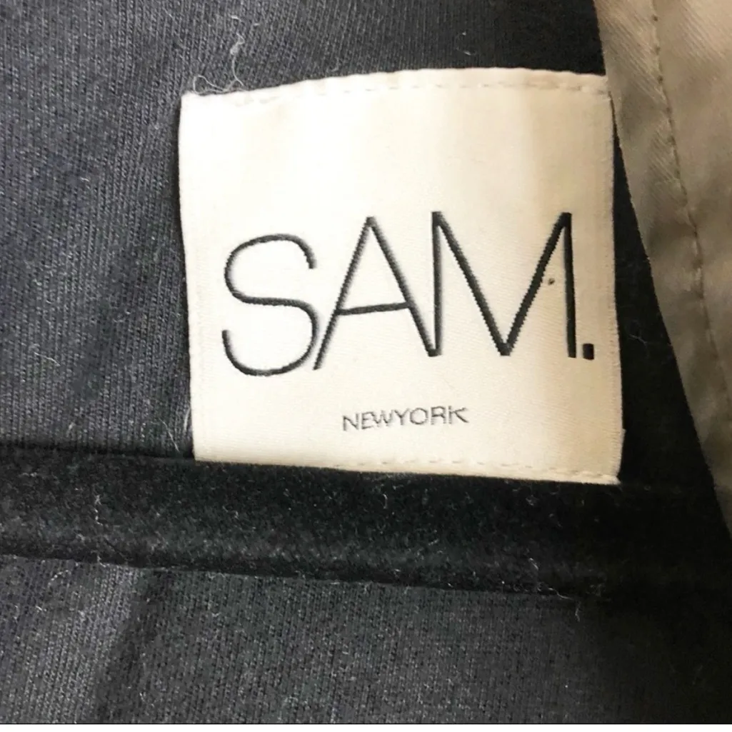 SAM. Devon Parka Fur Coated Zip Jacket Green Medium Cotton Winter Fall Warm - Image 12