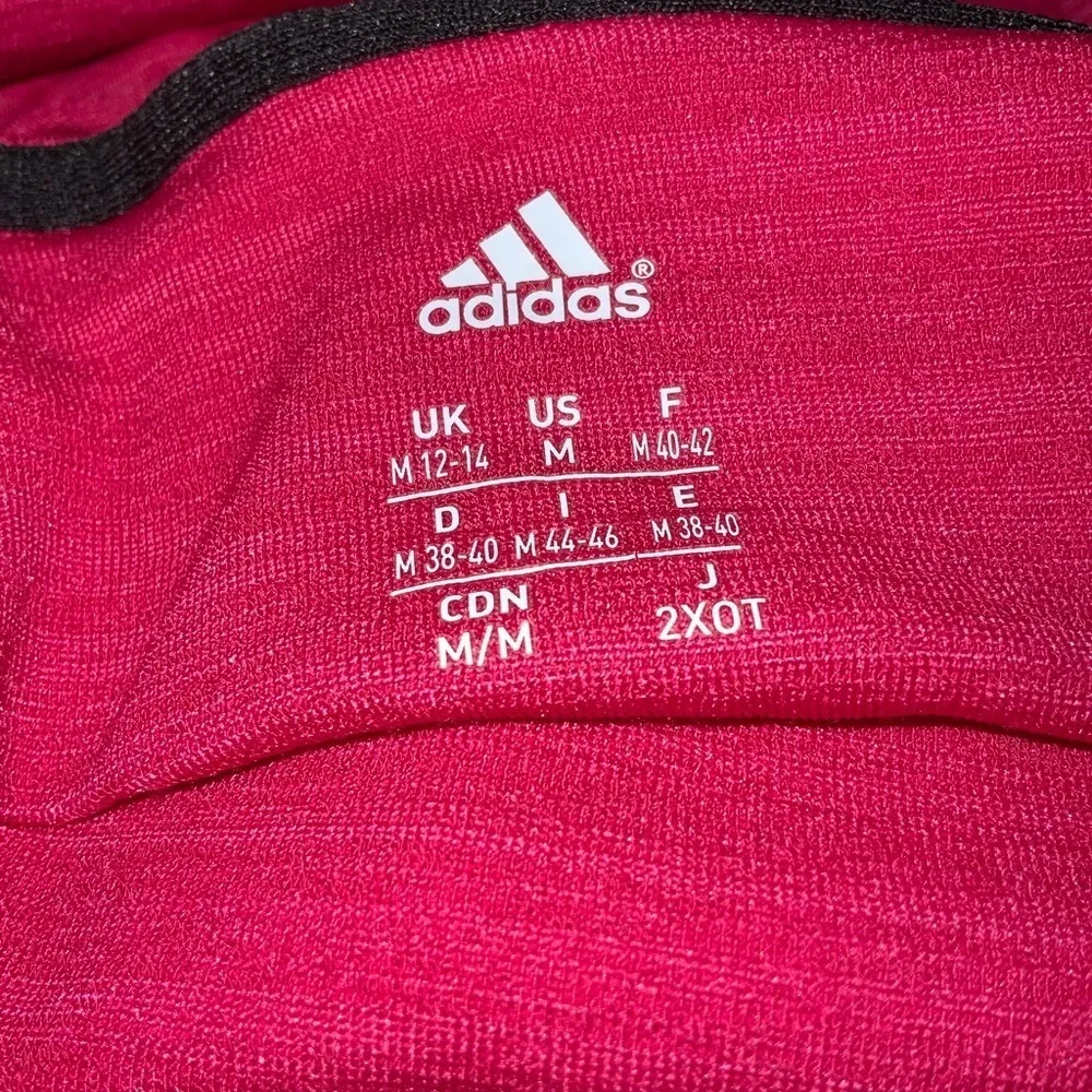 Adidas ClimaLite Dark Pink Cawl Neck Sporty Athletic Casual Wear Hoodie M - Image 12