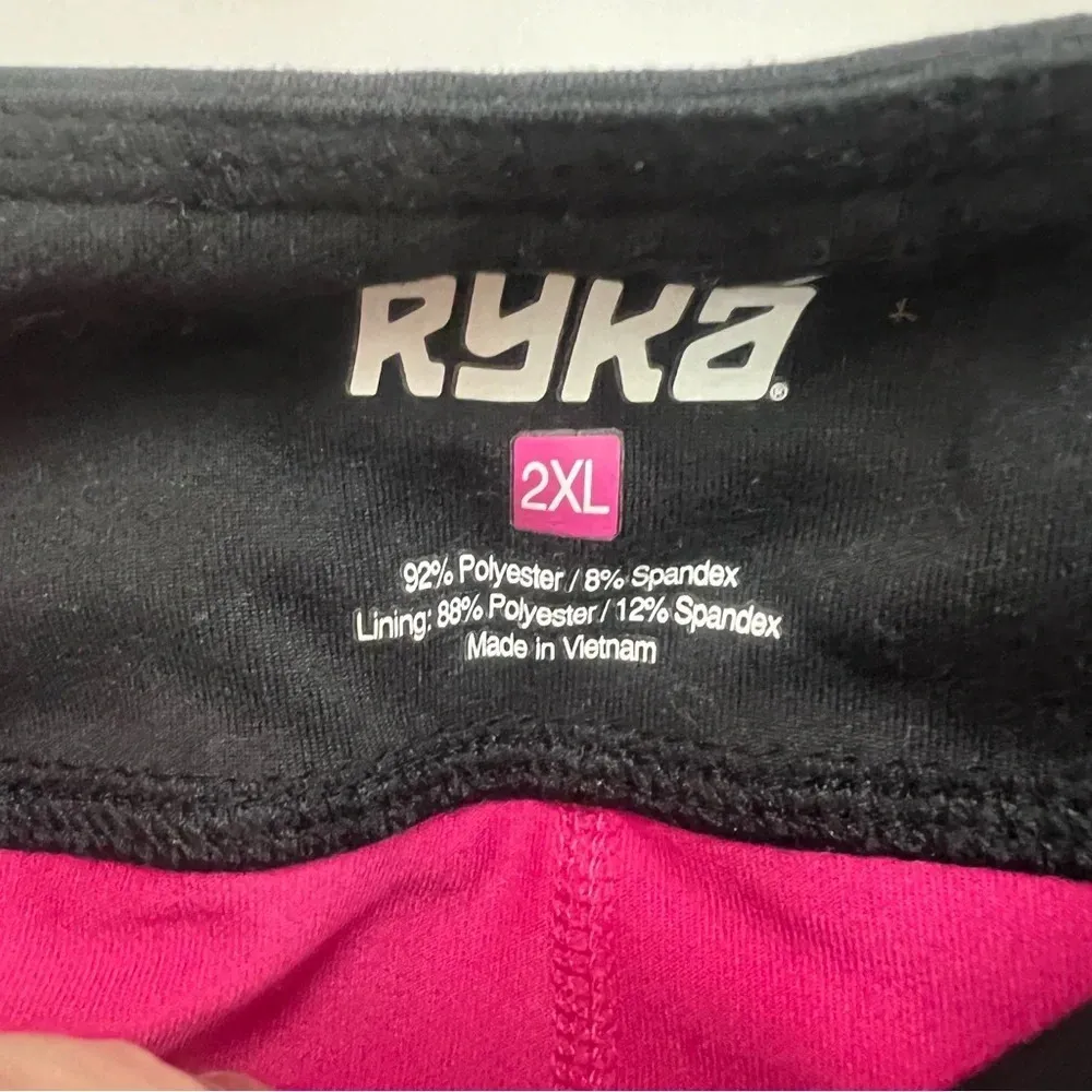 grey skort with hot pink shorts pocket in skirt and shorts size 2X - Image 3