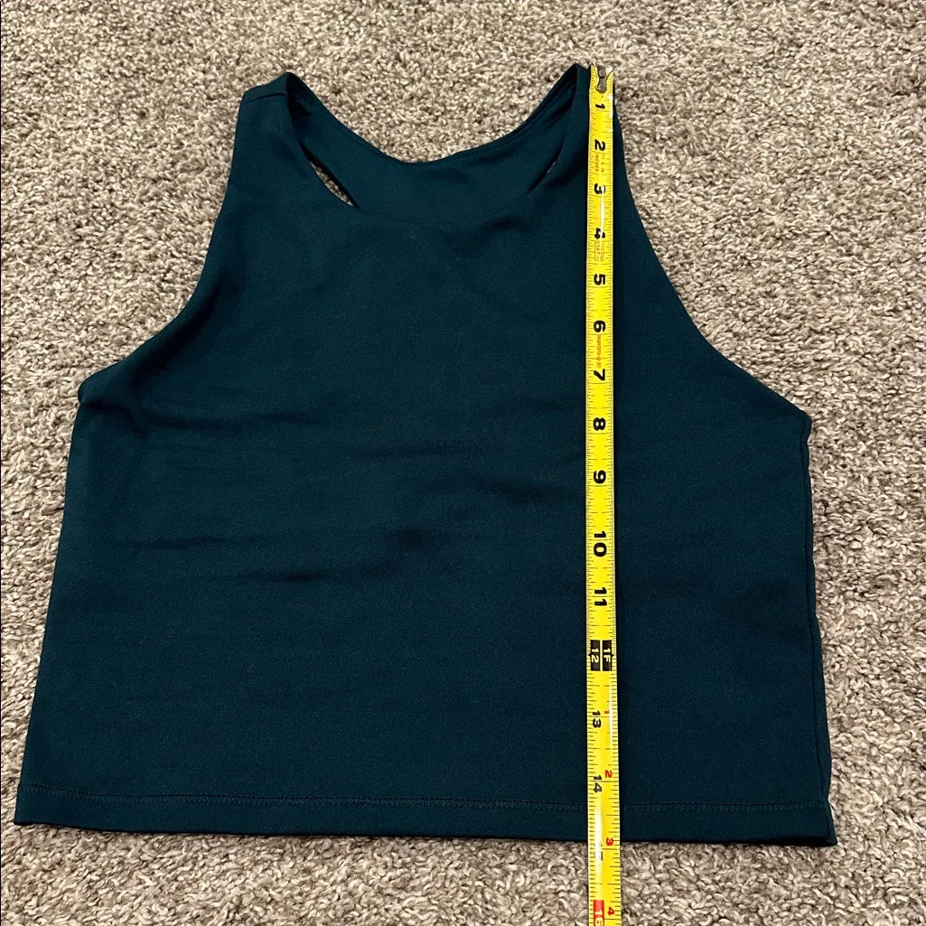 DSG Dark Teal Sleeveless cropped Top Size L - Image 7