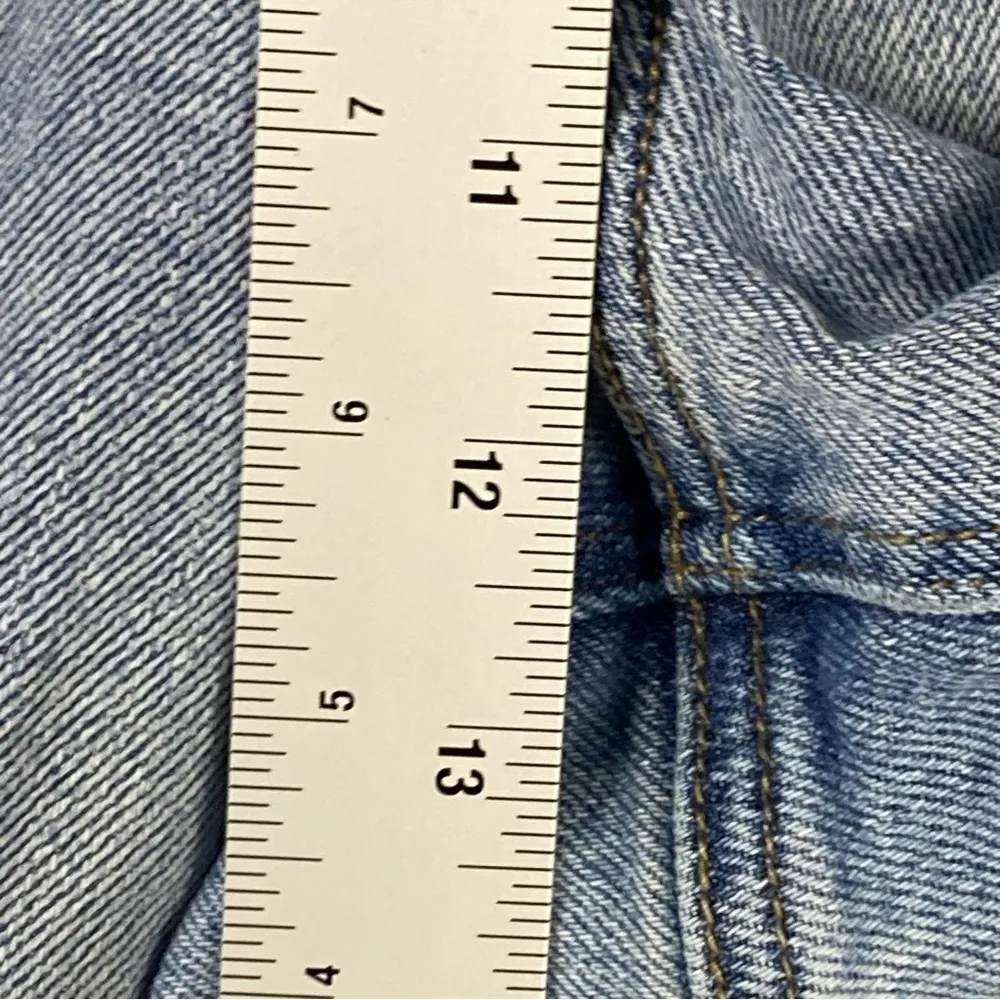 American Eagle Jeans Women 16 Long Curly Mom Jean Faded Straight Next Level Tall - Image 7